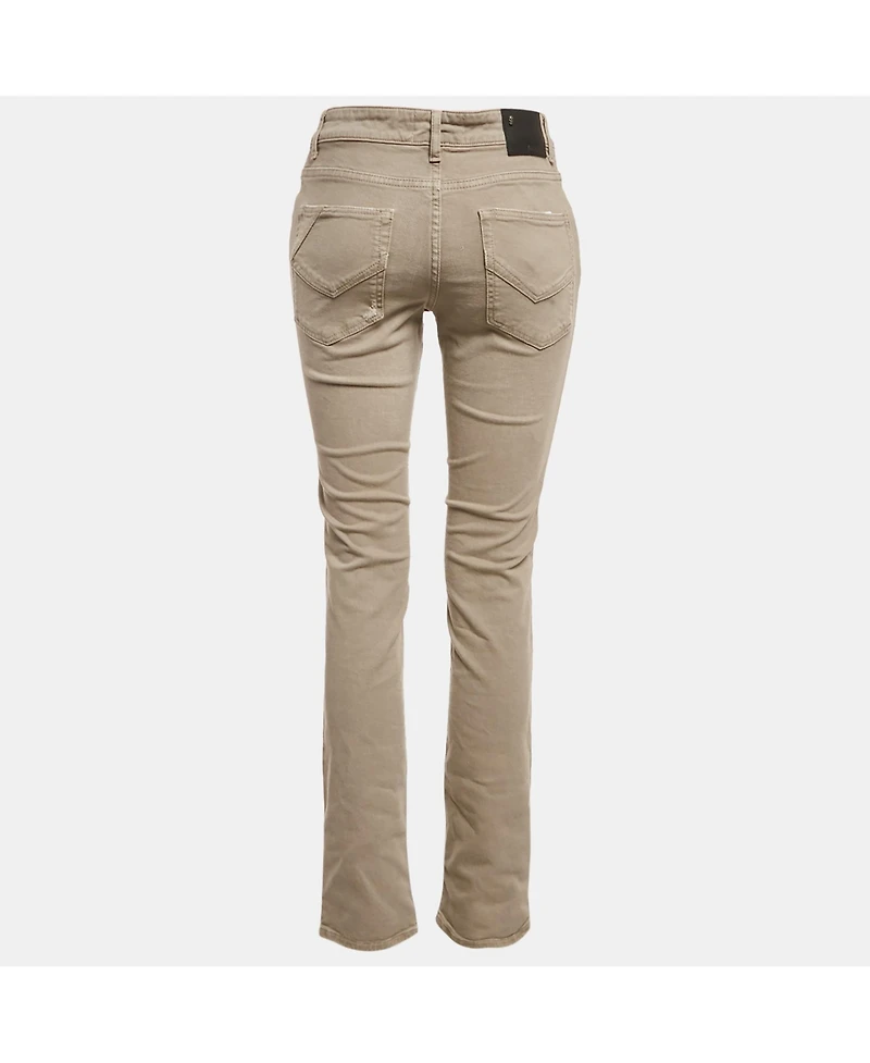 Pre-Owned Zadig & Voltaire Women's Grey Denim Skinny Platine Jeans