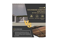 Aecojoy 10'X10' Hardtop Gazebo Outdoor Pergola Lean to Metal Pergolas