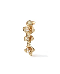 Retro Chic Iris Blossom Earrings