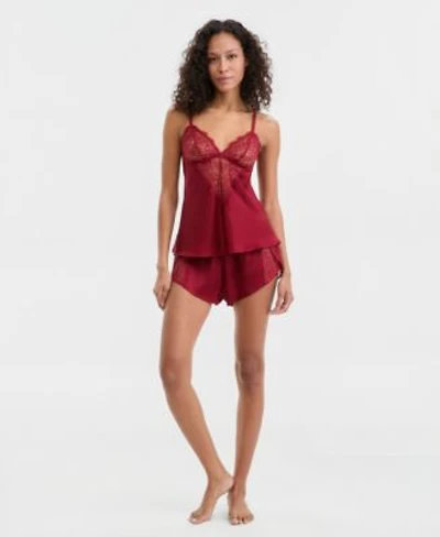 B.Temptd By Wacoal Womens Its On Lace Cami Shorty