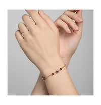 GiGiGirl Sterling Silver Elegant 14K Gold Plated Bracelet with Sparkling Cubic Zirconia for Toddler/Kids