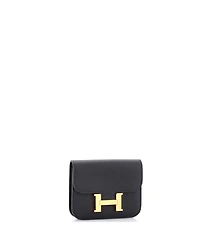 Pre-Owned Hermes Constance Slim Wallet Epsom