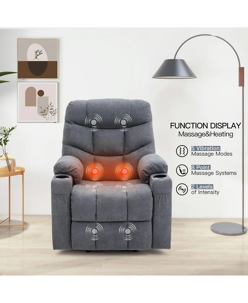 Aecojoy Multi-Function Power Lift Recliner for Elderly