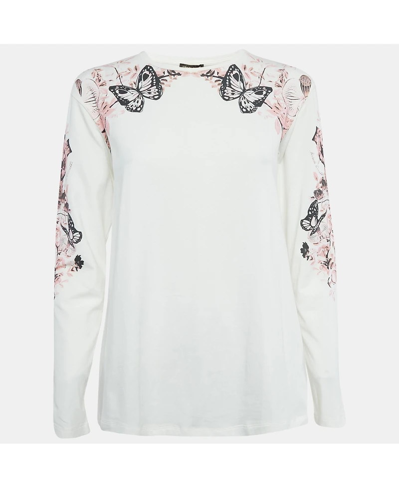 Pre-Owned Roberto Cavalli Women's Cotton T-Shirt