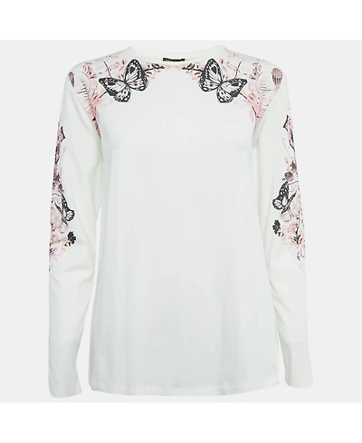 Pre-Owned Roberto Cavalli Women's Cotton T-Shirt