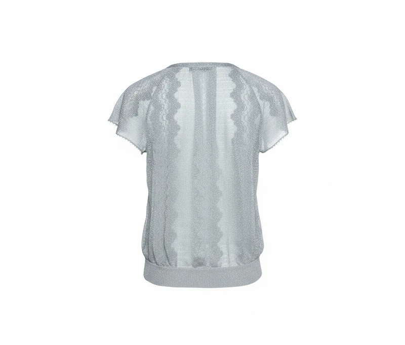 Pre-Owned Missoni Women's Jacquard Knit Raglan Sleeve Top