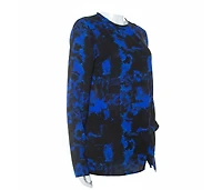 Pre-Owned Proenza Schouler Women's Graffiti Print Silk Layered Top