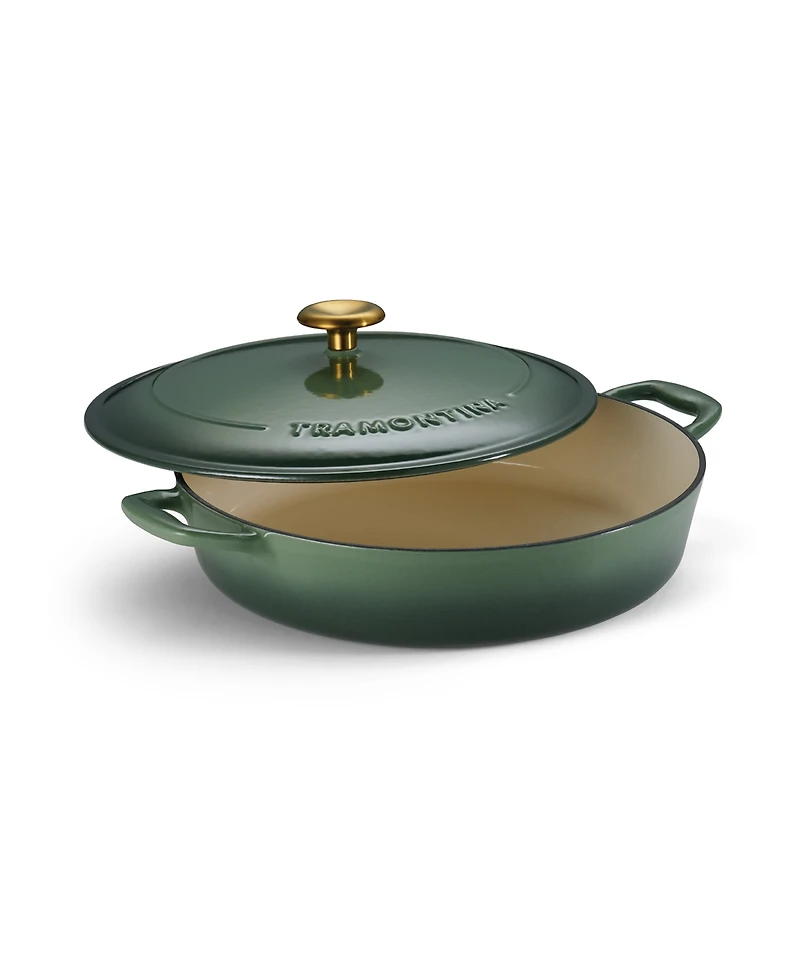 Tramontina Cast Iron 4-Quart Braiser with Lid