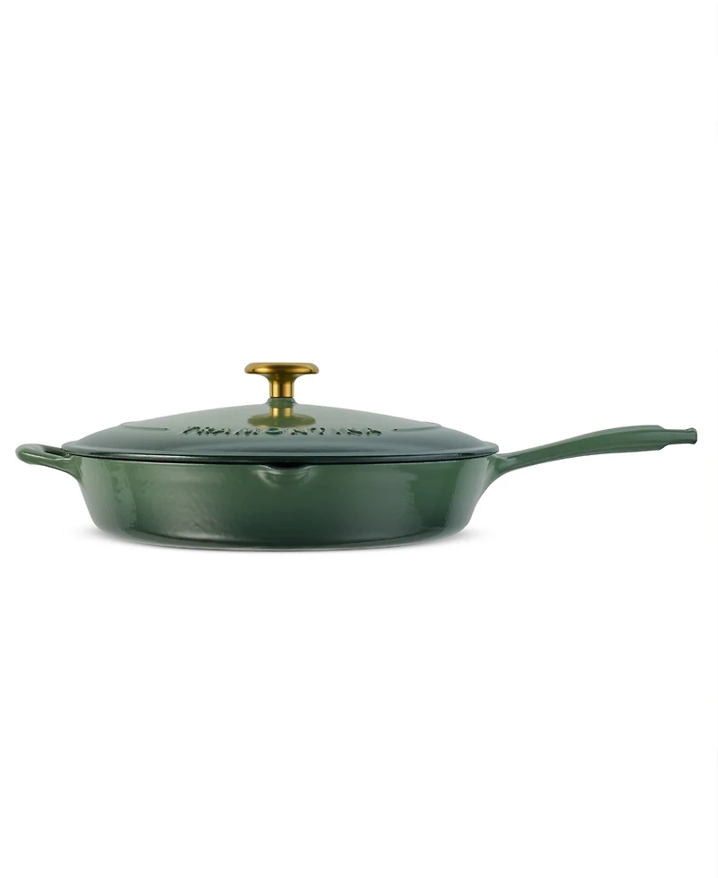Tramontina Bestow Enameled Cast Iron 12" Skillet with Lid