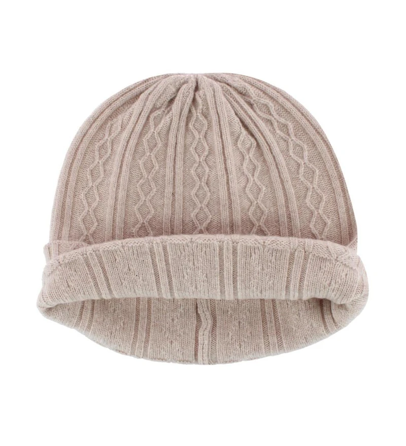 Trafalgar Men's The Windsor Merino Wool Cable Knit Beanie