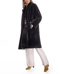 Julia & Stella by Maximilian Women's Shearling Lamb Coat