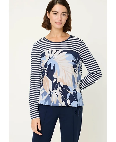 Olsen Women's Panneaux Print T-Shirt