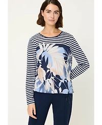 Olsen Women's Panneaux Print T-Shirt