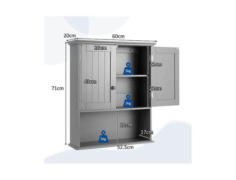 Clihome Smart 3-Tier Bathroom Organizer