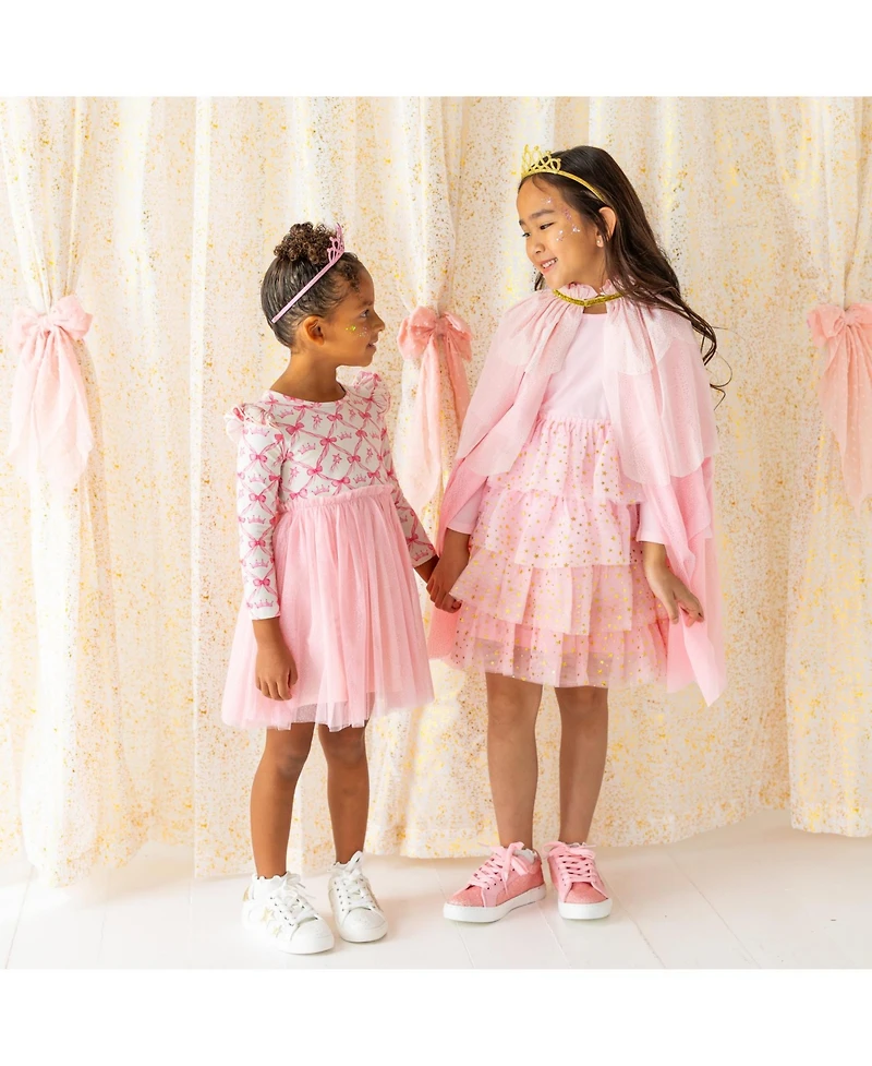 Sweet Wink Toddler Pink Princess Tiered Cape