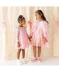Sweet Wink Toddler Pink Princess Tiered Cape