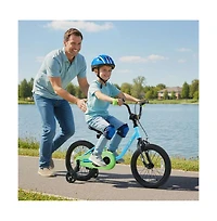 Hongge 16 Inch Kids Bike with Training Wheels for Ages 3–7