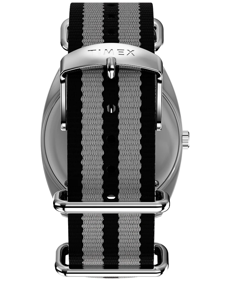 Timex Men's Quartz Analog Black Fabric Watch, 37mm