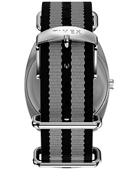 Timex Men's Quartz Analog Black Fabric Watch, 37mm