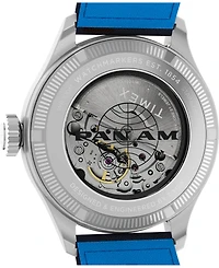 Timex Men's Mechanical Automatic Blue Leather Watch, 41mm