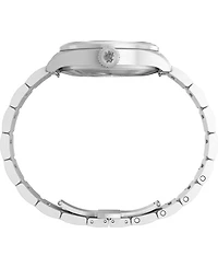 Timex Men's Quartz Analog Silver-Tone Stainless Steel Watch, 41mm