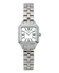 Timex Women's Quartz Analog Silver-Tone Stainless Steel Watch, 23mm