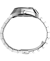 Timex Men's Quartz Analog Silver-Tone Stainless Steel Watch, 39mm