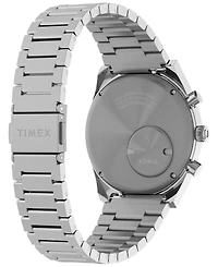 Timex Men's Chronograph Silver-Tone Stainless Steel Watch, 40mm