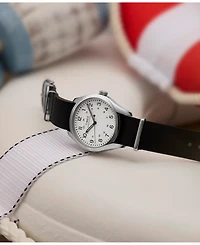 Timex Men's Quartz Analog Black Leather Watch, 39mm