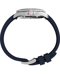 Timex Unisex Quartz Analog Blue Hnbr Rubber Watch