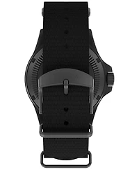 Timex Men's Quartz Analog Black eco-conscious Fabric Watch