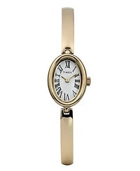 Timex Women's Quartz Analog Gold-Tone Stainless Steel Watch, 19mm