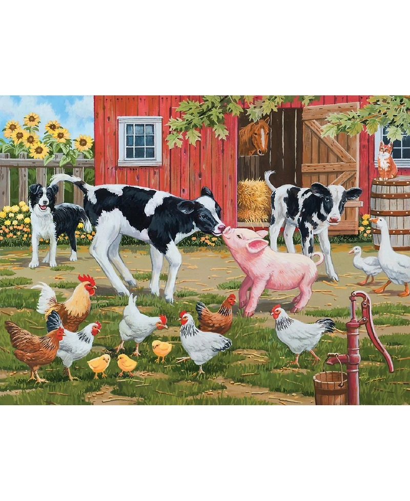 SunsOut Meeting New Friends 300 piece Jigsaw Puzzle for Adults