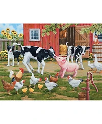 SunsOut Meeting New Friends 300 piece Jigsaw Puzzle for Adults