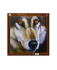 SunsOut Wolf Face 1000 piece Jigsaw Puzzle for Adults