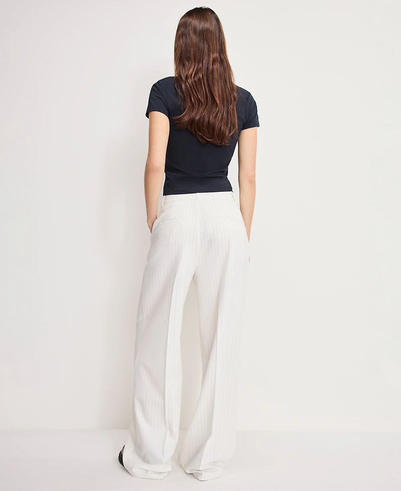 Good American Women's Essential Suiting Trousers
