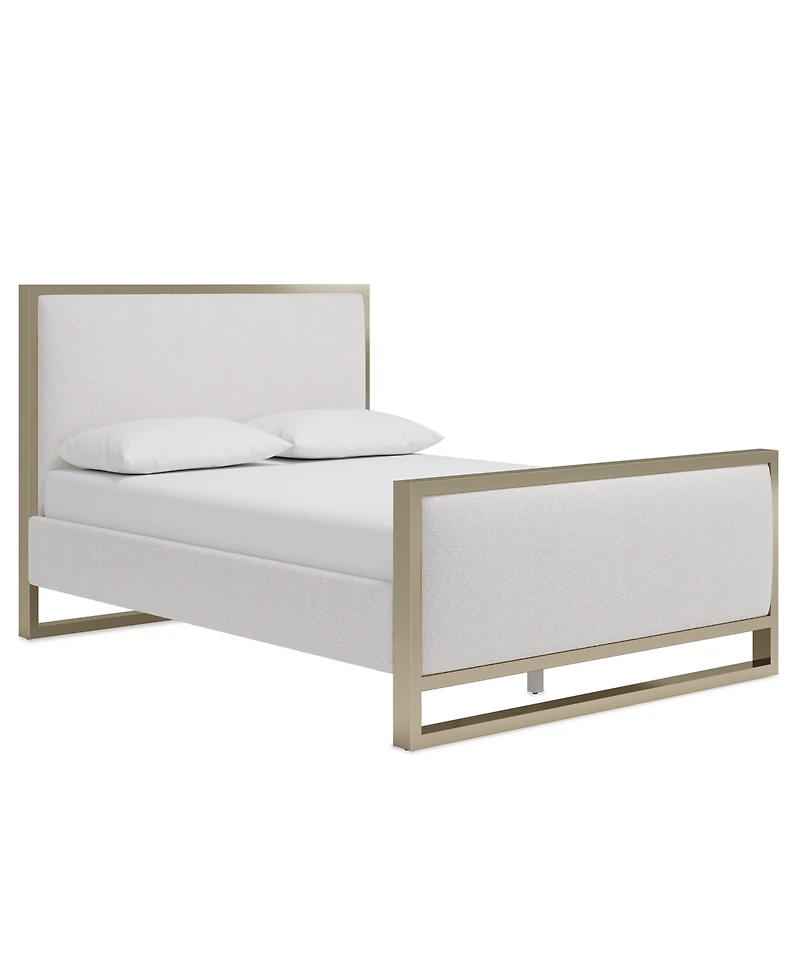 Furniture 52" Emila Upholstered Full Bed