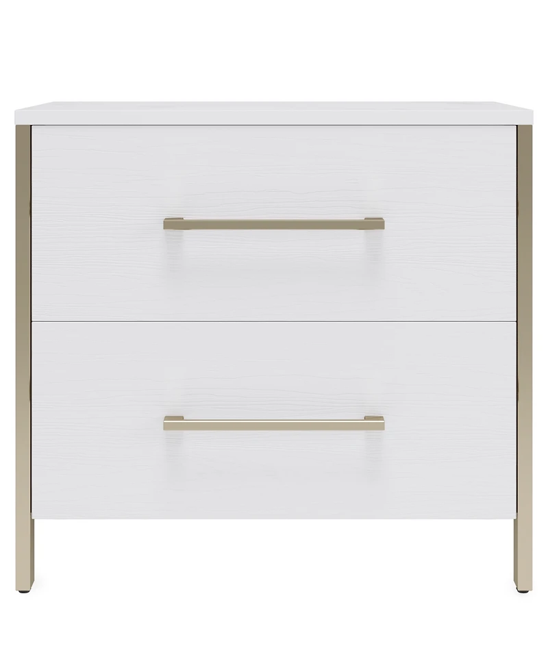 Furniture Emila 3-Pc. Upholstered Queen Bedroom Set Bed, 2-Drawer Nightstand and Chest