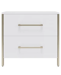 Furniture Emila 3-Pc. Upholstered Queen Bedroom Set Bed, 2-Drawer Nightstand and Chest