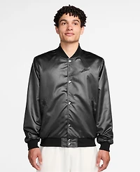 Nike Men's Sportswear Club Snap-Front Varsity Jacket