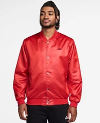 Nike Men's Sportswear Club Snap-Front Varsity Jacket