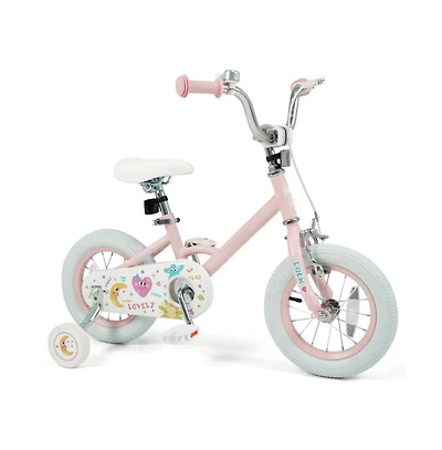 Hongge Inch Kids Bike with Adjustable Training Wheels