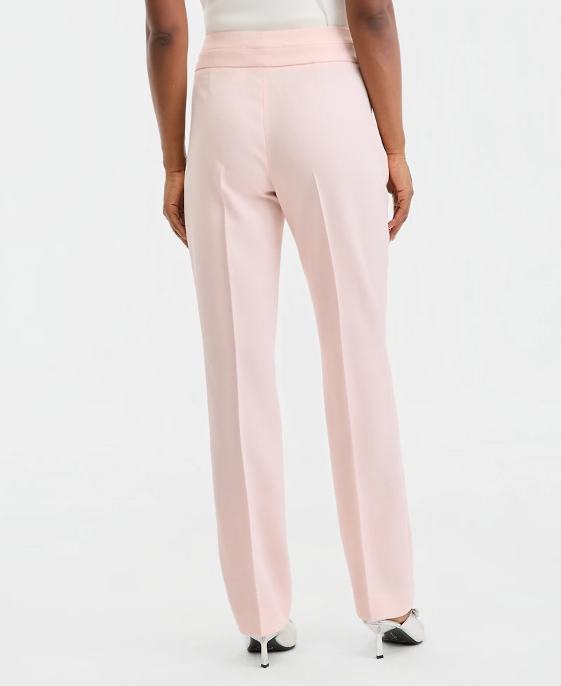 Tahari Asl Women's Mid-Rise Bell-Bottom Pants
