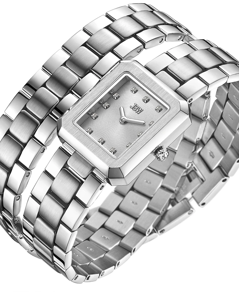 Jbw Arc Swiss Quartz Stainless Steel Watch 23mm