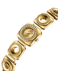 Jbw Women's Chasm Japan Quartz 18k Gold-Plated Stainless Steel Watch, 18mm