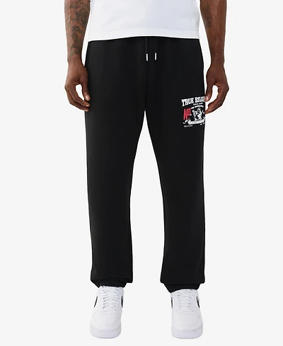 True Religion Men's Number One Logo Jogger Pants