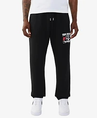 True Religion Men's Number One Logo Jogger Pants