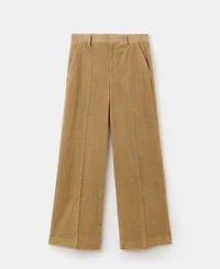 Mango Women's Wide-Leg Corduroy Pants