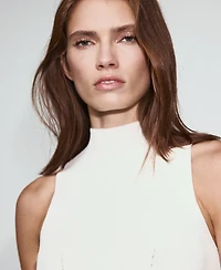 Mango Women's Combined Ruffle Top