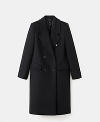 Mango Women's Double-Breasted Wool Coat